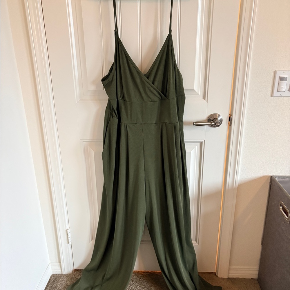 Cider Deep Green Jumpsuit